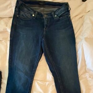 SILVER JEANS Suki Skinny Size 14 Women